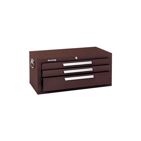 Kennedy Kennedy 2603B Signature Series 26-5/8"W X 12"D X 11-3/4"H 3 Drawer Brown Add-On Base 2603B